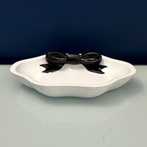 New Viral Black Bow Ring Dish